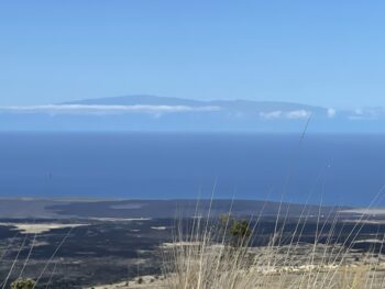 Maui in the distance