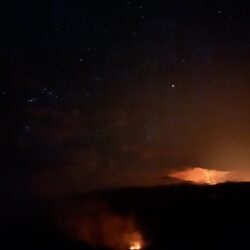 Historic Kilauea and Mona Loa Erupting 1